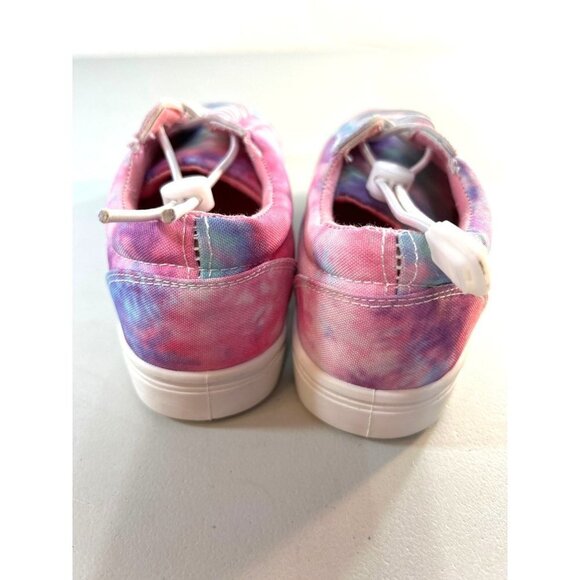 Olivia Miller Girls Slip on Sneakers Multicolored Ty Dye Size 1 - Picture 2 of 8
